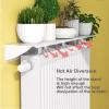 GXHYSW Radiator Shelf, White Slim Radiator Cover Dust-Proof Anti-Smoke Storage Heater Covers Maximize Space, Space Aluminum, Length Can Be Customized, Bearing 20kg,Width 17cm; Length 60cm view 3