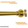 Artiwell Heavy Duty Shower Rod, Adjustable Shower Curtain Rod, Expandable 47-84 Inch, Permanent Mount Shower Rod, Never Rust Stainless Steel For Window Curtain and Closet, Brushed Gold view 4