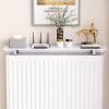 GXHYSW Universal Radiator Shelves, Slimline White Radiator Cover Dust-Proof Maximize Space, Aluminum Alloy Radiator Shelf Width 14.5cm with 6cm Bracket, No Drilling Required,55cm view 1