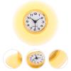 Luxshiny Bathroom Clock Cup Shower Clock for Kitchen and Bathroom Mirror Easy to Install No Battery Included view 2