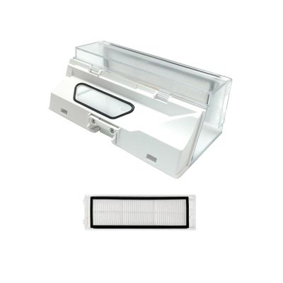 ZJGLYMEa Dust Box with HEPA Filter, Compatible for Roborock S5 S50 S51 S55 S6 S60 S6 Pure T6 T4 Robot Vacuum Cleaner Cleaning Tool Accessories (Color : Option1), mo2005moll