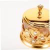 ABOOFAN Luxury Metal Sugar Cup Airtight Sugar Bowl with Spoon Perfect for Kitchen Seasoning Storage view 3
