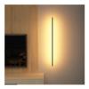 DXYC Modern Black Linear Pendant Light - 12W LED Minimalist Long Tube Hanging Lamp, Nordic Strip Suspension Lighting Fixtures for Bedroom, Study, Living Room, Bar, KTV, Hotel(3000K) view 4