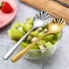 ANAIUCY Scoop Set of 5 Ice Cream Spoons - 304 Stainless Steel Dessert Spoons, Stirring Coffee Spoons Creative Exquisite Small Spoons 6.0 Inch Soup Spoon (Color : A) view 4