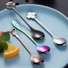 ANAIUCY Scoop Gift Box Four-Piece Dessert Ice Cream Spoon Stainless Steel Ice Tea Coffee Stirring Spoon Cake Dessert Afternoon Tea Spoon Featured Spoon Soup Spoon (Color : C) view 3