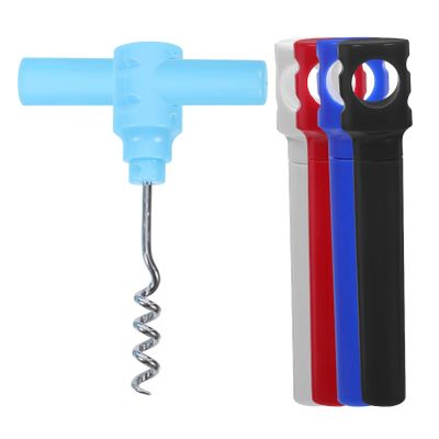 Cabilock 5pcs Portable Corkscrew Lightweight Wine Bottle Opener for Travel Camping Home Use Compact Design Wine Opener Tools for Removal