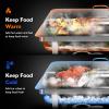 Chafing Dishes for Buffet 4 Pack, 9QT Stainless Steel Chafing Dish Buffet Set for Party, Chafers and Buffet Food Warmers Sets with 4 Full & 4 Half Pans view 4