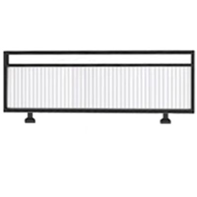 Iron Dividers for Dining Areas, Desk Countertop Partition Screen, Privacy Screen for Office Restaurant Hotel, Half Wall Countertop Low Fence Divide Panels (Color : with Bracket, Size : 30x50cm/11.81