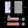 SGHUO Diamond Art Painting Bead Storage 3 Pack 28 Grids Diamond Art Accessories Boxes Plastic Organizer, Bead Organizer view 2