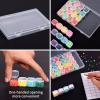 SGHUO Diamond Art Painting Bead Storage 3 Pack 28 Grids Diamond Art Accessories Boxes Plastic Organizer, Bead Organizer view 3