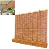 Outdoor Bamboo Blinds For Patio Sun Shade, UV Resistant Window Roller Shades Woven Roll Up Bamboo Curtain Thermal Insulated Cordless 23 35 42 45 52 58 60 65 70 72in Wide ( Size : 32in x 72in(W x H) ) view 1