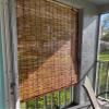 Outdoor Bamboo Blinds For Patio Sun Shade, UV Resistant Window Roller Shades Woven Roll Up Bamboo Curtain Thermal Insulated Cordless 23 35 42 45 52 58 60 65 70 72in Wide ( Size : 32in x 72in(W x H) ) view 2