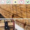 Outdoor Bamboo Blinds For Patio Sun Shade, UV Resistant Window Roller Shades Woven Roll Up Bamboo Curtain Thermal Insulated Cordless 23 35 42 45 52 58 60 65 70 72in Wide ( Size : 32in x 72in(W x H) ) view 3