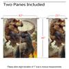 18TH CROZY Jurassic Dino Blackout Curtains for Girls Boy Home Decor, 3D Dinosaur Nature Animals World Grommet Thermal Insulated Drapes Darkening Window Curtain for Bedroom Living Room, 42 x 45 Inch view 3
