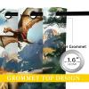 18TH CROZY Dinosaur Blackout Curtains for Girls Boy Home Decor, 3D Jurassic Nature Jungle Animals World Grommet Thermal Insulated Drapes Darkening Window Curtain for Bedroom Living Room, 72 x 63 Inch view 4