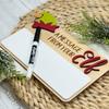 Elf Message Dry Erase Board, Message From Elf Dry Erase Sign, Elf Message Christmas Prop, Kids Christmas Elf Message Board view 3