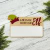 Elf Message Dry Erase Board, Message From Elf Dry Erase Sign, Elf Message Christmas Prop, Kids Christmas Elf Message Board view 4