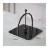 Multifunctional Tissue Box Holder Creative Paper Towel Seat Pressure Table Restaurant Hotel Desktop Square Towel Rack Napkin Rack Vertical Paper Clip Seat Decoration Decoration Decorative Napkin Holde view 2