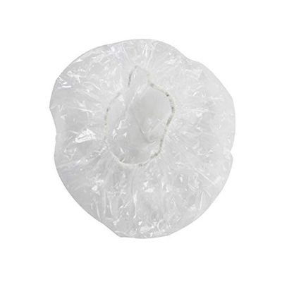 Pasuihcay 100Pcs Reusable Food Keep Storage Covers Elastic Clear Bowl Covers Dish Plastic Covers for Family Outdoor Picnic, Transparent