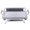 YITAOO Buffet Servers and Warmers,Stainless Steel Chafing Dish Buffet Party Food Warmer Chafing Dish,Rectangle Chafers and Buffet Food Warmers for Weddings/Parties view 4