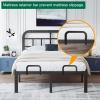 ANTEISI 4-Piece Mattress Holder Set, Non-Slip Mattress Clamps, for Metal Bed Frames. Black Color view 3