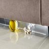 BOWERBIRD Clear Under Couch Blockers - Stop Toys from Going Under Couch Sofa Bed and Other Furniture - Suit for Hard Surface Floors Only view 1