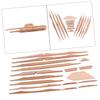 PHTZEZFC 17pcs 41 Luthier Tools Luthier DIY Accessories Spruce Brace Wood Kit Spruce Brace Kit Spruce Acoustic Braces Unfinished Bass Fretboard Ukulele Accessories Wooden Guitar view 1