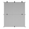 AwnPro Patio Shades 7'W x 7'H Cordless Roller Shades Blackout Foldable Roll Up Blinds UV Protection Exterior Sun Screen for Windows, Porch, Homes, Offices, Pergola,Gazebo, Light Gray view 1