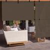 AwnPro Patio Shades 7'W x 7'H Cordless Roller Shades Blackout Foldable Roll Up Blinds UV Protection Exterior Sun Screen for Windows, Porch, Homes, Offices, Pergola,Gazebo, Brown view 4