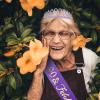 CIEHER Purple 90th Birthday Crown & Sash Set, '90 & Fabulous' Decorations for Women, One Size, Purple view 2