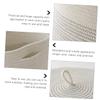 PHTZEZFC Cotton Rope Laundry Basket Foldable Laundry Hamper Steam Bun Maker Clothes Storage Organizer Dirt Clothes Organizer Bedroom Organizer Foldable Laundry Baskets Clothing Toy Basket view 3