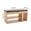 ACNAO Shoe Rack Organizer Bench,Modern 2-Tier Shoe Rack Organizer,Shoe Bench with Flip Top Storage Space for Entryway,Storage Bench for Hallways, Front Doors, Bedrooms,Entrance Doors view 3