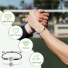 Charm Bracelets, 14 PCS Adjustable Soccer Ball Beads Braided Rope Wristbands - Black & White, Sports Party Favors Gift Accessories for Women, Men & Teens view 3