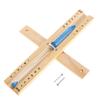 XANHOY Wooden Sauna Hourglass Wall Mounted Rotating 15mins Clock White Sand Timer for Home Store Use 15 Minute Sand Timer, Brown view 1