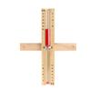 XANHOY Wooden Sauna Hourglass Wall Mounted Rotating 15mins Clock White Sand Timer for Home Store Use 15 Minute Sand Timer, Brown view 4