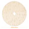S-DEAL Golden Christmas Tree Skirt, 32 Inches Faux Fur Plush Tree Skirt for Holiday Home Decor Xmas view 2