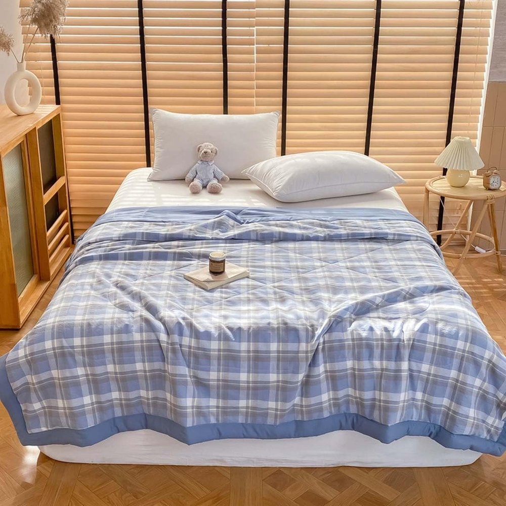 Bedspreads Queen Size Clearance Lightweight Cotton 150*200/200*230cm Bedding Oversized King Size Coverlet Quilt,A Soft And Comfortable BlanketMachine Washable  ( Color : 2# , Size : 200*230CM )