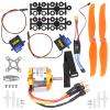Fnppyrd Brushless Motor and Esc, Rc Remote Control Aircraft 2212 Kv2200 Motor 6035 Propeller Servo 30A Esc Xt60 Set view 3
