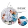 Christmas Wreath Storage Container 20 Inch Clear Wreath Storage Bags Round Durable Wreath Bags Clear Everyday Bag with Dual Zippers and Sturdy Handles for Holiday Artificial Christmas Wreaths, 1PCS view 2