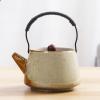 FEELIN Tea Kettle Stovetop Chinese Teapot Ceramic Household Single Teapot Multifunctional Ceramic Teapot Loose Tea Teapot Loose Leaf Tea Steeper Tea Pots for Stove Top view 3