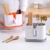 BAYAJIAZ Countertop, Chopstick cage, Kitchen Cutlery Storage Shelf, Removable Drainage, Plastic Chopstick Bucket, Thickened GeBAYAJIAZit Orange view 2