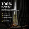 ChrisDowa Ivory Pinch Pleated Blackout Linen Curtains 108 inches Long 2 Panels for Living Room Bedroom Farmhouse Room darking Thermal Insulated Back Tab Hooks Rings Window Treatment Drapes,40x108 view 4