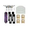 JINGDING Main Brush, Side Brush, Hepa Filter, Mop Cloth, Dust Bag, Compatible for Midea S8 / S8+ Plus, Robot Vacuum Cleaner Spare Parts, Set a view 1