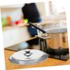 Cabilock Stainless Steel Small Saucepan Lid Universal Pot Cover Replacement Pot Lids Easy Clean view 4
