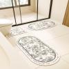 Bathroom Carpet Bath Mats Bathroom Rug Set Bathroom Floor Mat Bathroom Rug Shower Mat Extra Large Bath Rugs Memory Foam Bath Mats Shower Rugs For Bathroom Foam Bath Mat 3 Piece Bathroom Rug Set ( Colo view 3