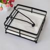 ZHFytsh-0668 Multifunctional Tissue Box Holder 304 Stainless Steel Black Square Paper Towel Holder Hotel Restaurant Napkin Rack Dining Table Creative Paper Holder Tissue Box Decorative Napkin Holder view 3