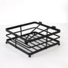 ZHFytsh-0668 Multifunctional Tissue Box Holder 304 Stainless Steel Black Square Paper Towel Holder Hotel Restaurant Napkin Rack Dining Table Creative Paper Holder Tissue Box Decorative Napkin Holder view 4