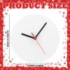 Briwooody 6 Pcs Sublimation Wall Clock Blanks Bulk Wood DIY Wall Clock Round Printing Battery Operated for Easter Halloween Christmas Thanksgiving Day School Home Decor(9.8 Inch) view 2
