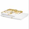 Bath Towel Sets,Spring Yellow Gradient Eucalyptus Leaves White Bathroom Towels Soft Hand Towel Washcloth Cotton Towel Set,Absorbent Soft Bath Set for Hotel Beach Pool Pastoral Leaf Towels view 2