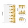 Bath Towel Sets,Spring Yellow Gradient Eucalyptus Leaves White Bathroom Towels Soft Hand Towel Washcloth Cotton Towel Set,Absorbent Soft Bath Set for Hotel Beach Pool Pastoral Leaf Towels view 4